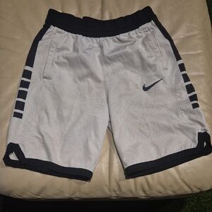Nike Men's Athletic Shorts in White and Black